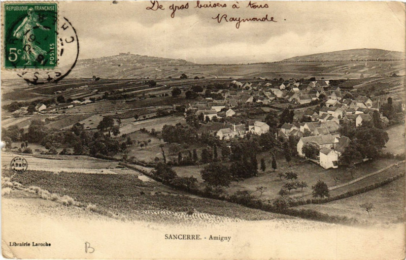 Carte postale ancienne Sancerre - Amigny à Sancerre