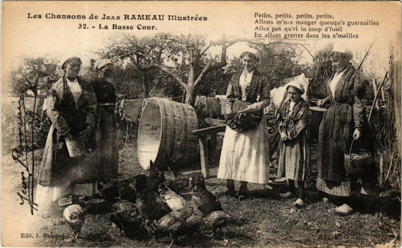 Carte postale ancienne La Basse Cour