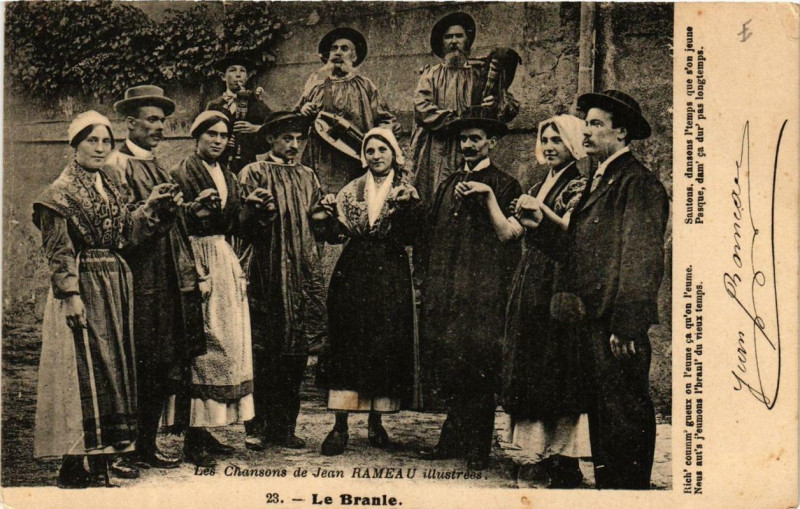 Carte postale ancienne La Branle