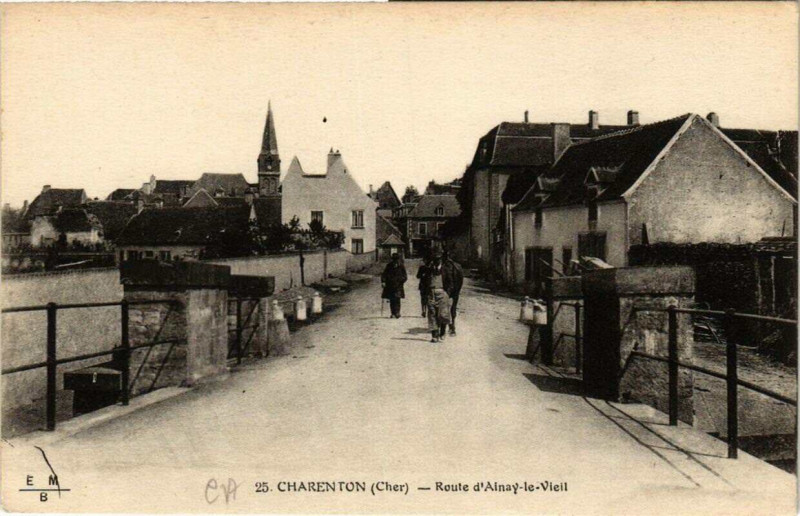 Carte postale ancienne Charenton Rote d'Ainay-le-Veil