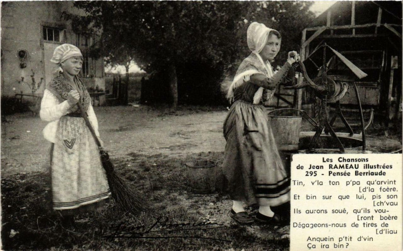 Carte postale ancienne Pensée Berriaude