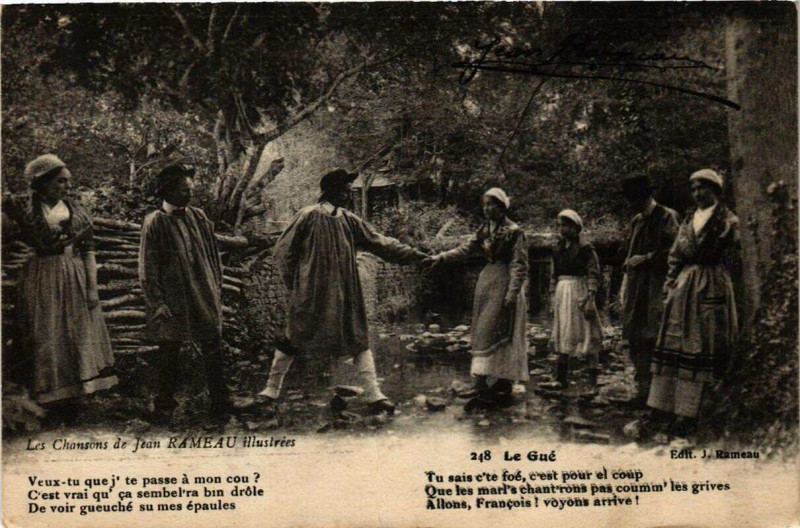 Carte postale ancienne Le Gue