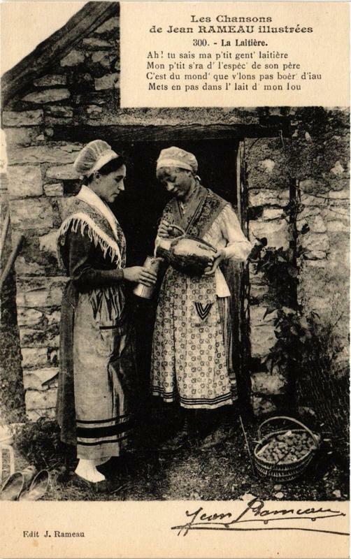 Carte postale ancienne La Laitiere