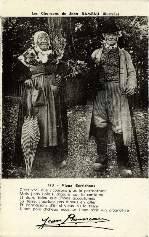 Carte postale ancienne Vieux Berrichons