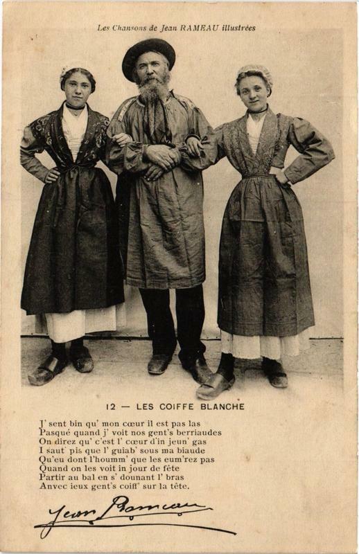 Carte postale ancienne Les Coiffe Blanche