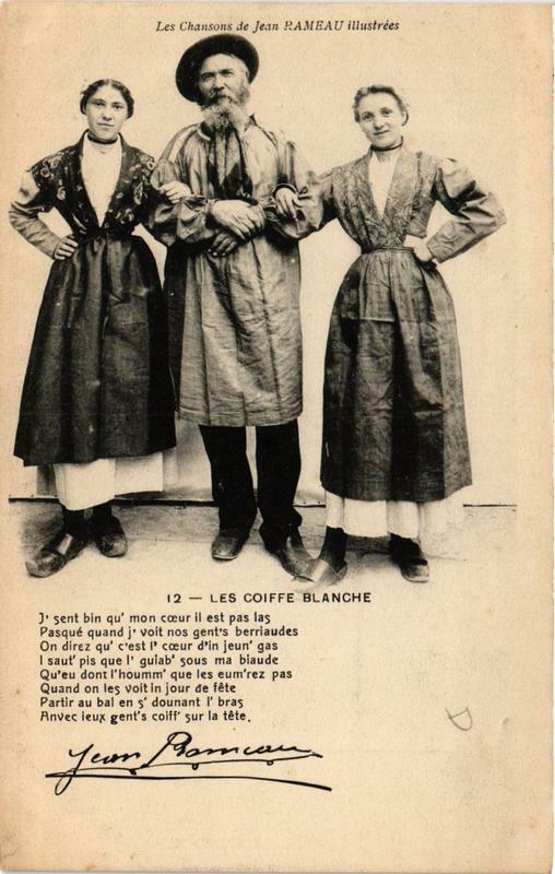 Carte postale ancienne Les Coiffe Blanche