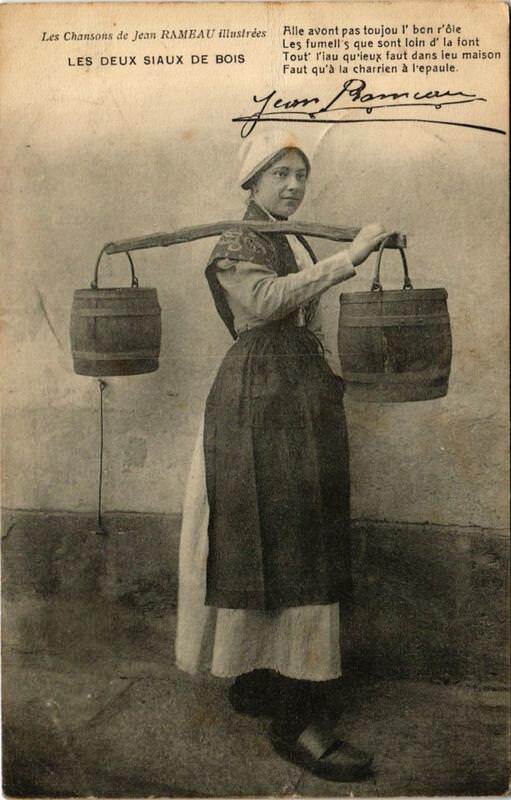 Carte postale ancienne Les deux Siaux de Bois