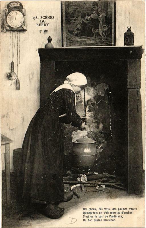 Carte postale ancienne Scenes du Berry