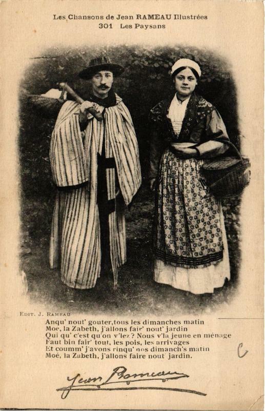 Carte postale ancienne Les Paysans