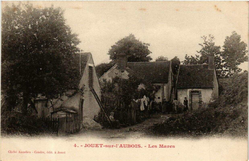 Carte postale ancienne Jouet-sur-l'Aubois Les Mares à Jouet-sur-l'Aubois