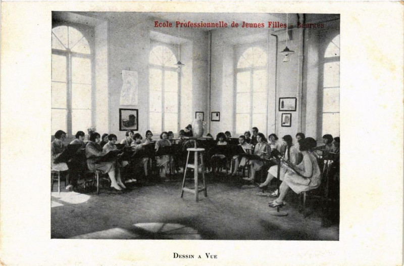 Carte postale ancienne Dessin a Vue