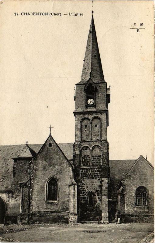 Carte postale ancienne Charenton Eglise
