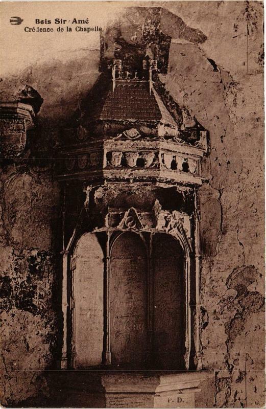 Carte postale ancienne Beis Sir Ame Credence de la Chapelle