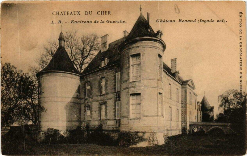 Carte postale ancienne Env. de la Guerche Chateau Renand