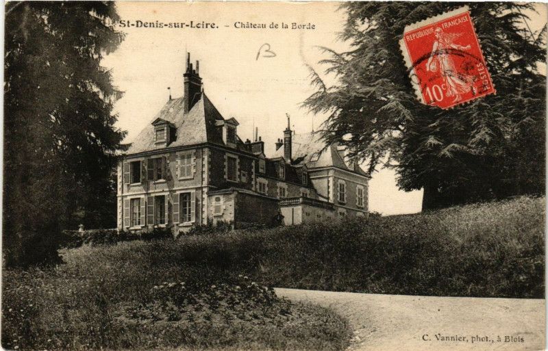 Carte postale ancienne Saint-Denis-sur-Loire - Chateau de la Borde
