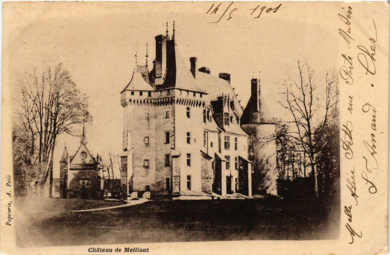 Carte postale ancienne Chateau de Meillant à Meillant