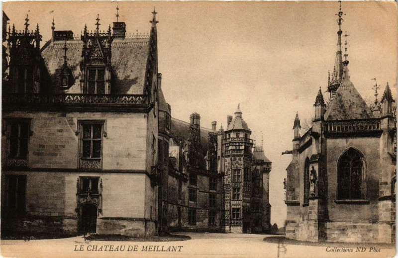 Carte postale ancienne Le Chateau de Meillant à Meillant