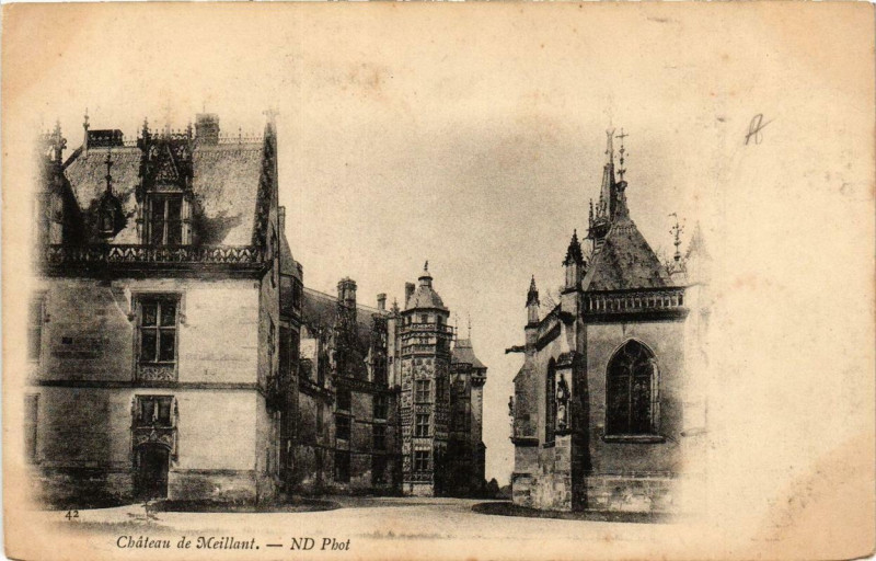 Carte postale ancienne Chateau de Meillant à Meillant