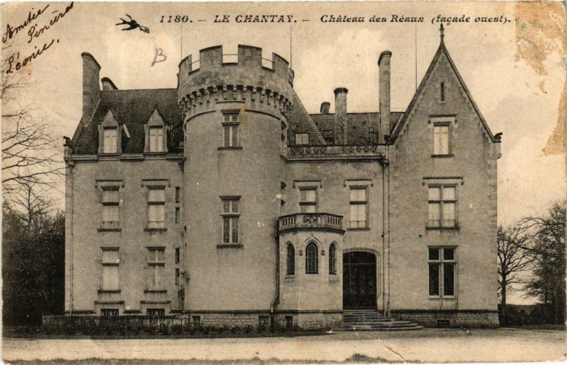 Carte postale ancienne Le Chantay Chateau des Reaux