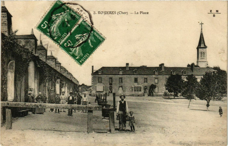 Carte postale ancienne Rosieres La Place