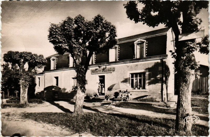 Carte postale ancienne Baudres - Hotel des Tilleur à Baudres