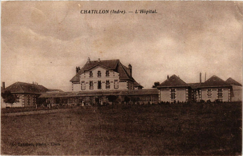 Carte postale ancienne Chatillon - L'Hopital