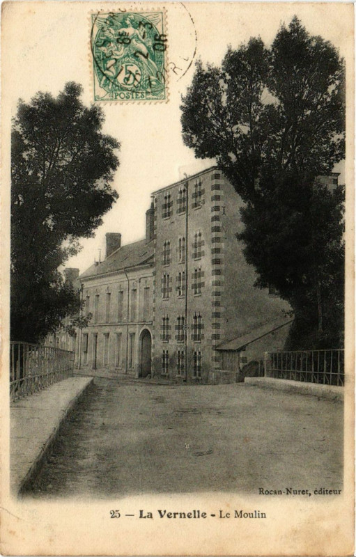 Carte postale ancienne La Vernelle - Le Moulin à La Vernelle