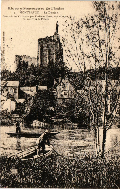 Carte postale ancienne Montbazon - Le Donjon
