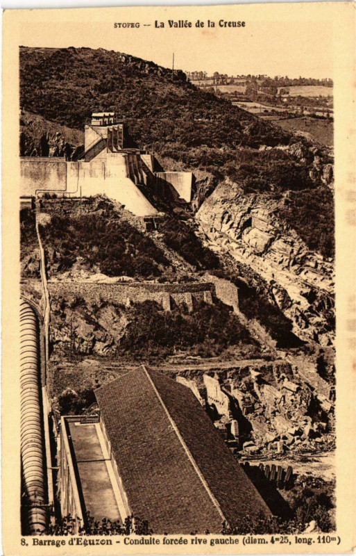 Carte postale ancienne Stofeg - La Vallée de la Creuse