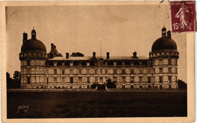 Carte postale ancienne Chateau de Valencay - Facade Ouest à Valençay