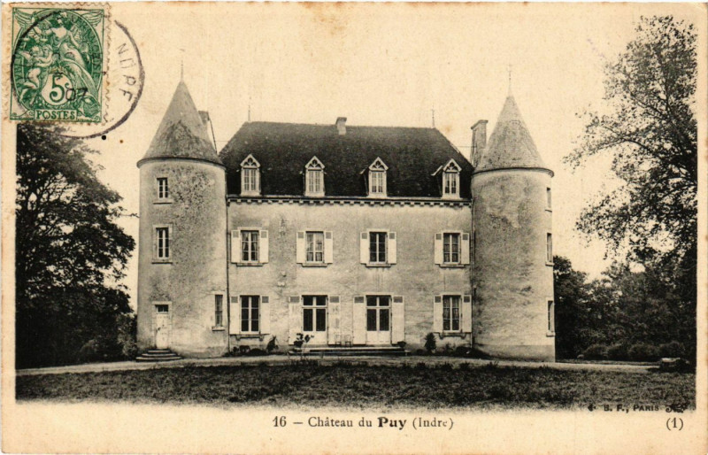 Carte postale ancienne Chateau du Puy