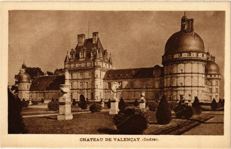 Carte postale ancienne Chateau de Valencay à Valençay