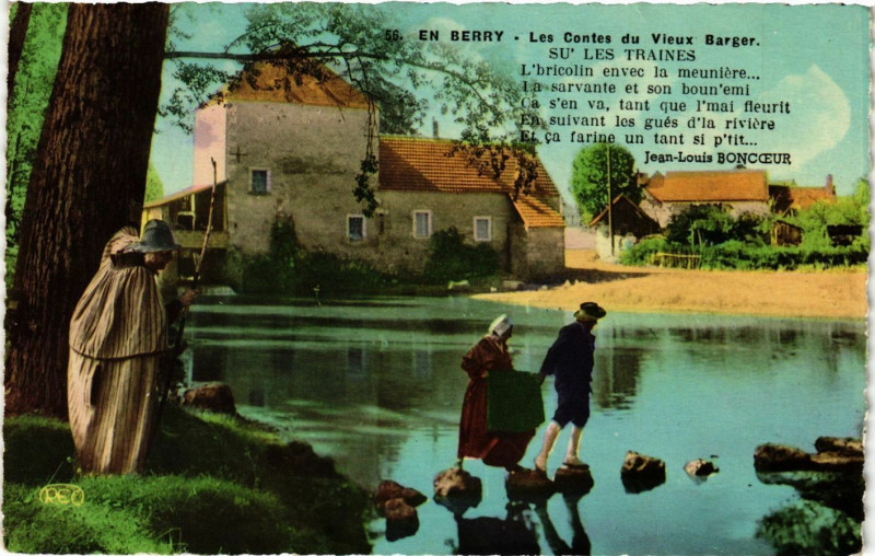 Carte postale ancienne En Berry - Les Contes du Vieux Barger