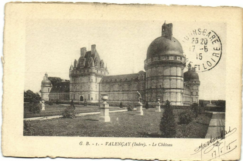 Carte postale ancienne Valencay - Le Chateau à Valençay