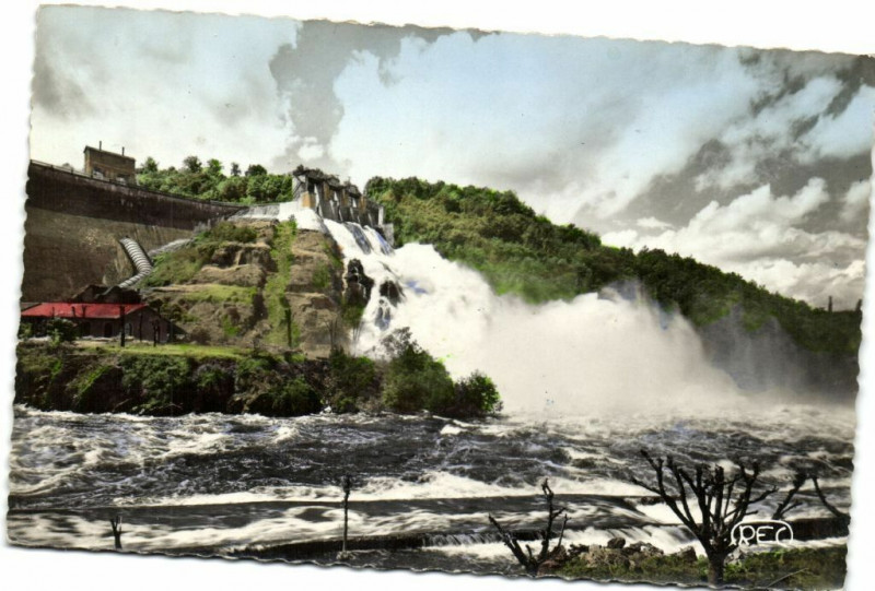 Carte postale ancienne La Creuse Pittorescue - La Deversor du Barrage d'Eguzon