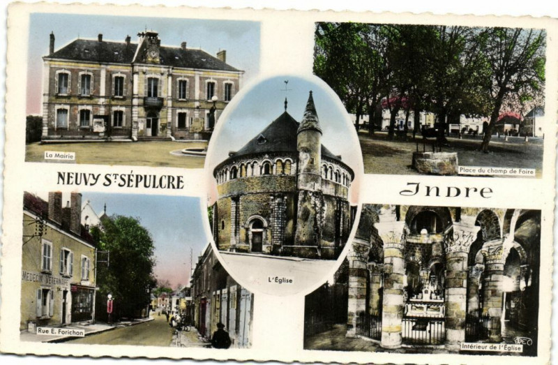 Carte postale ancienne Neuvy Saint-Sépulcre - Indre