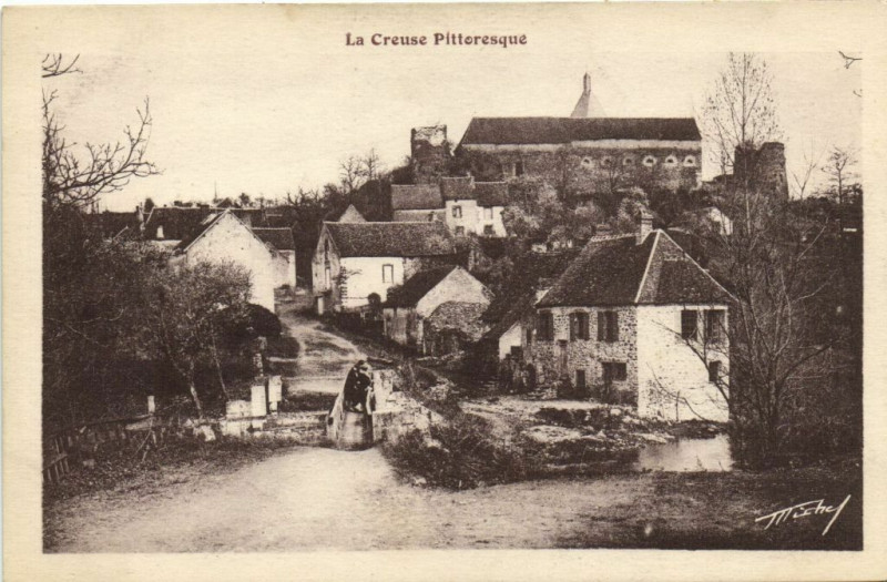 Carte postale ancienne Le Creuse Pitteresque
