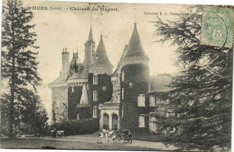 Carte postale ancienne Mers - Chateau du Magnet