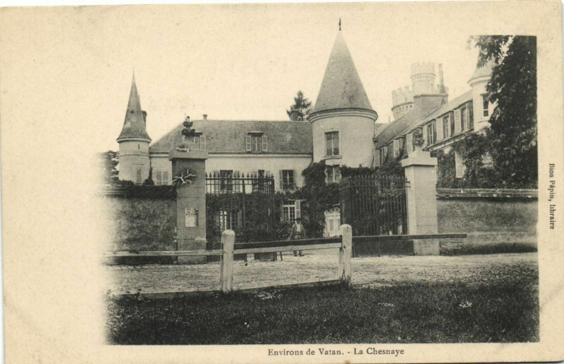 Carte postale ancienne Env. de Vatan - La Chesnaye à Vatan