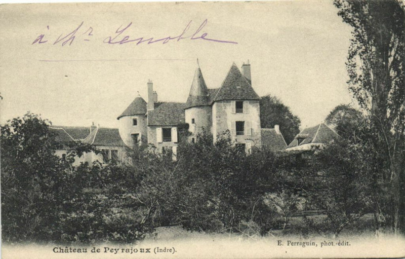 Carte postale ancienne Chateau des Peyrajoux -