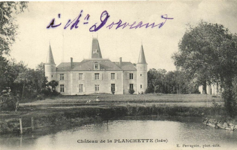 Carte postale ancienne Chateau de la Planchette -