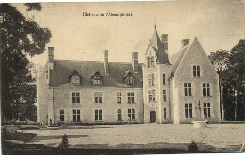 Carte postale ancienne Chateau de l'Abeupiniere