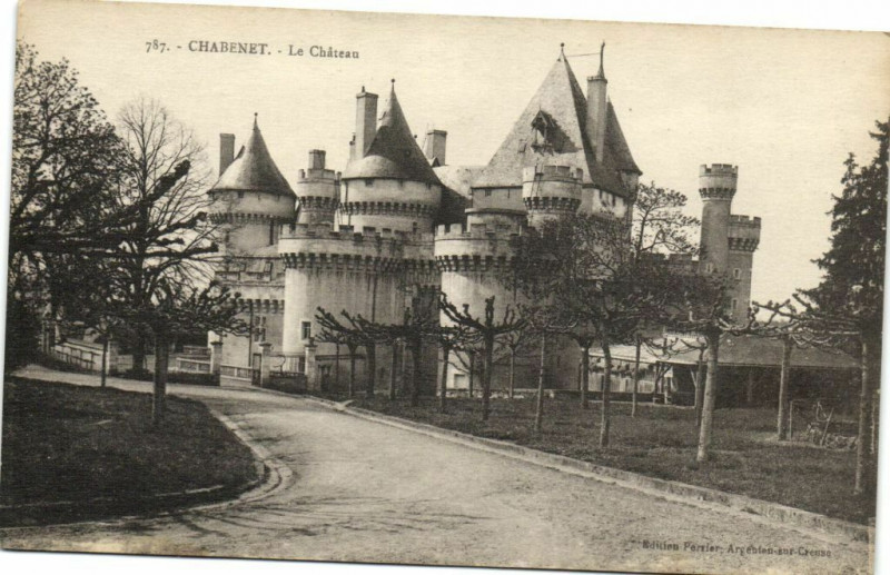 Carte postale ancienne Chabenet - Le Chateau