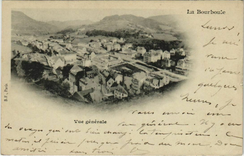Carte postale ancienne La Bourboule Vue Generale à La Bourboule