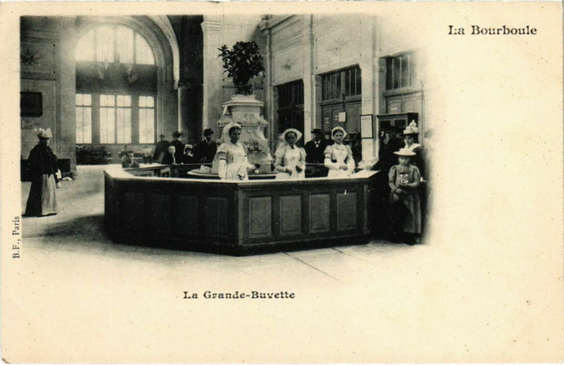 Carte postale ancienne La Bourboule - LaGrande Buvette à La Bourboule