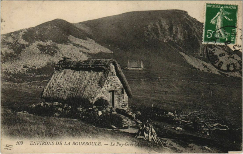 Carte postale ancienne Env. de La Bourboule-Le Puy-Gros à La Bourboule