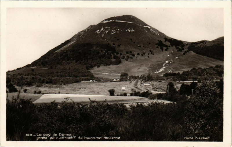 Carte postale ancienne Le Puy-de-Dome - Grand pole attractif du tourisme moderne à Ris