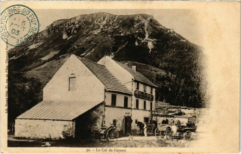 Carte postale ancienne Le Col de Ceyssat à Ceyssat