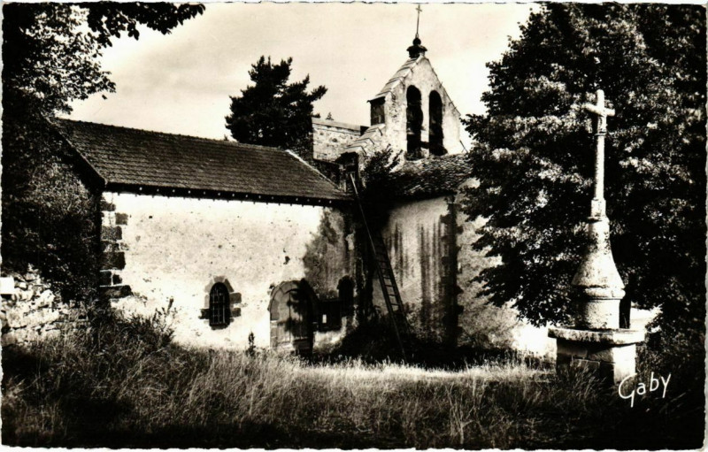 Carte postale ancienne Chateaneuf-les-Bains - La Chapelle du Chateau