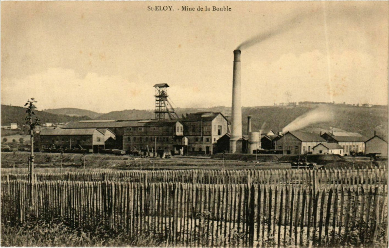Carte postale ancienne Saint-Eloy-les-Mines ine de la Buble